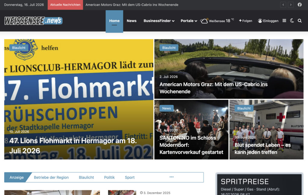 creativomedia projekte weissensee news